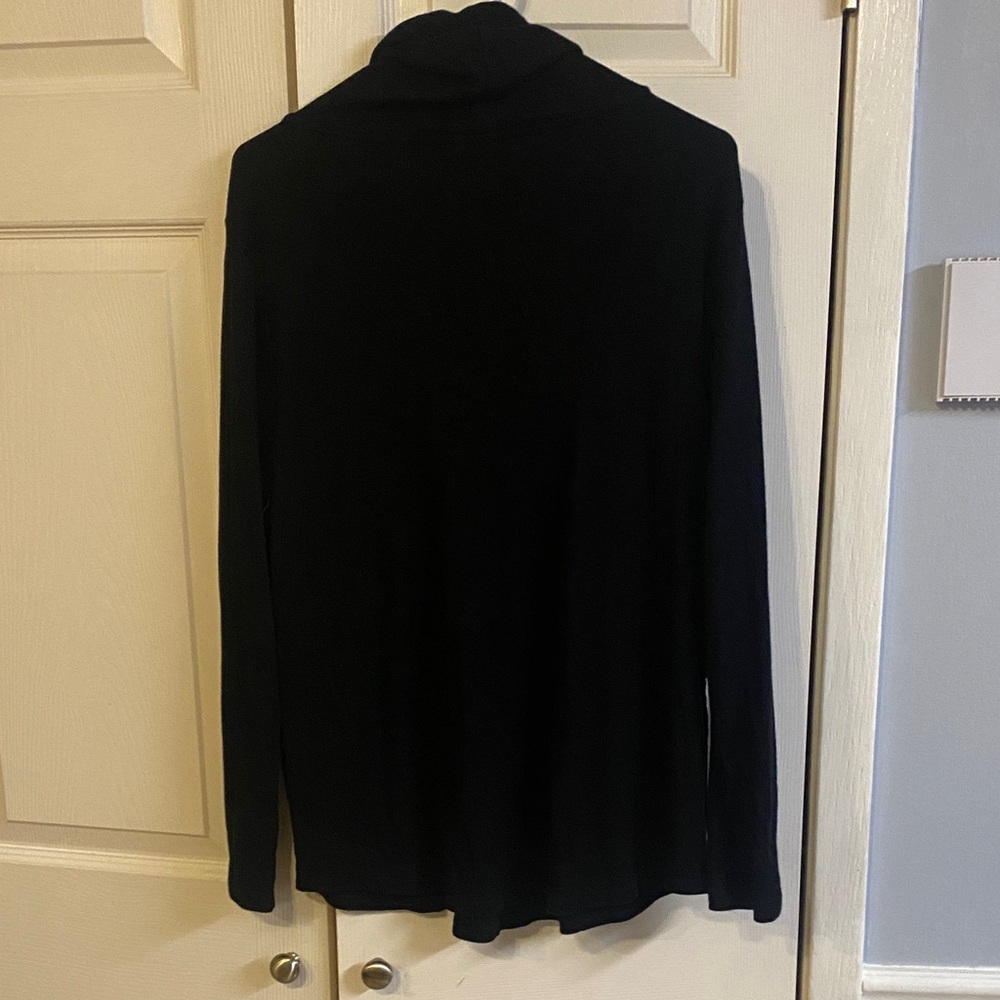 Chico's Black Cowl Neck Top - Picture 5 of 7